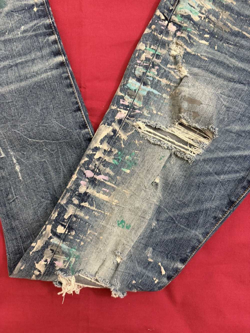 Amiri Mike Amiri paint splatter denim - image 2