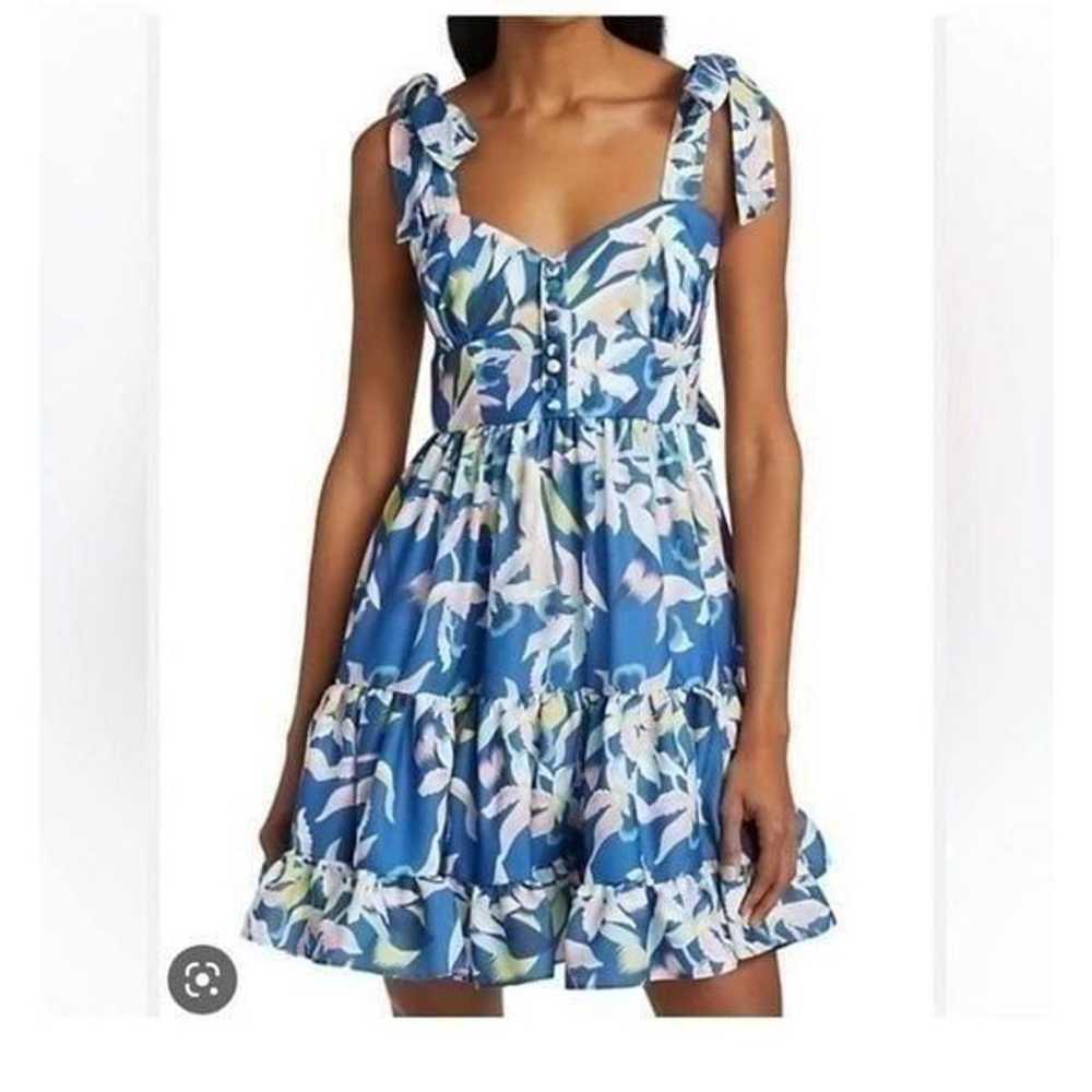 No Pise La Grama Tropical Mini Dress Size 4 - image 1