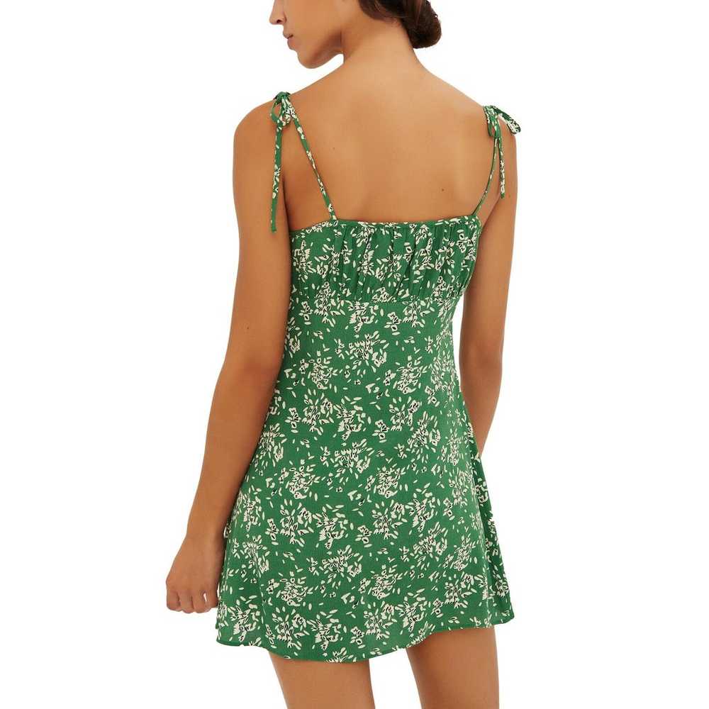 BA&SH Volver Green White Floral Mini Dress Slip S… - image 11