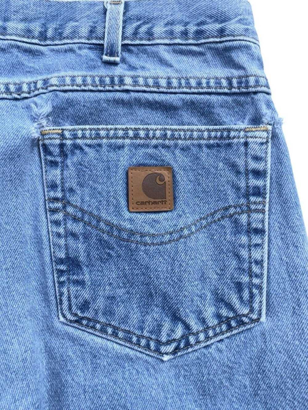 Carhartt Vintage Carhartt Blue Wash Relaxed Fit J… - image 8