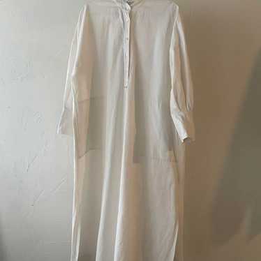 HOUSE OF LOTUS White Shirt Dress Long Sleeve - image 1