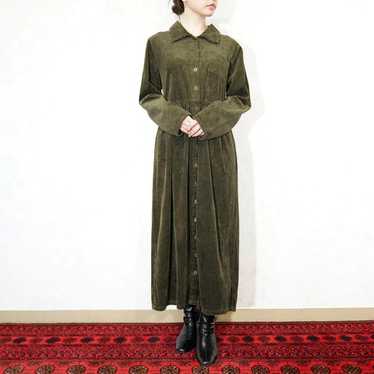 USA VINTAGE American Vintage Corduroy Shirt Dress