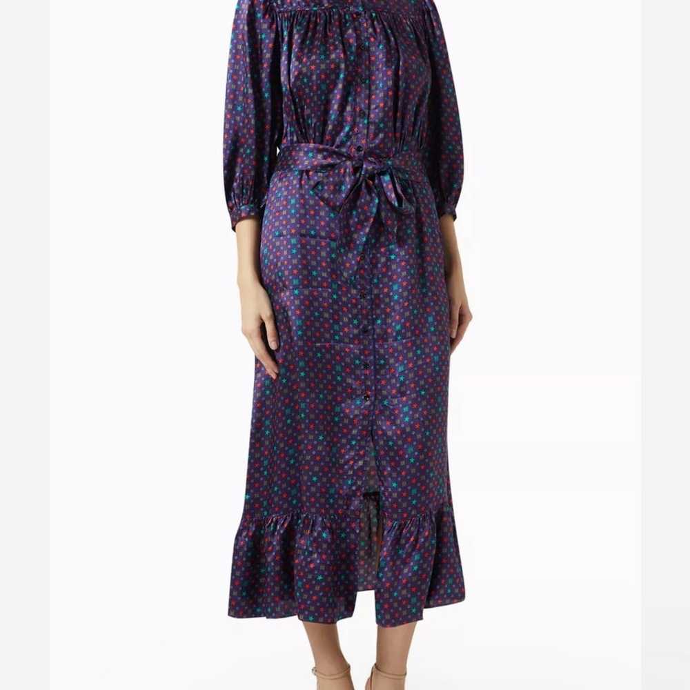 SANDRO Geometric Print Midi Dress - image 2