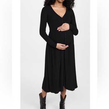 Hatch The Softest Rib Nursing Dress Long Sleeve S… - image 1