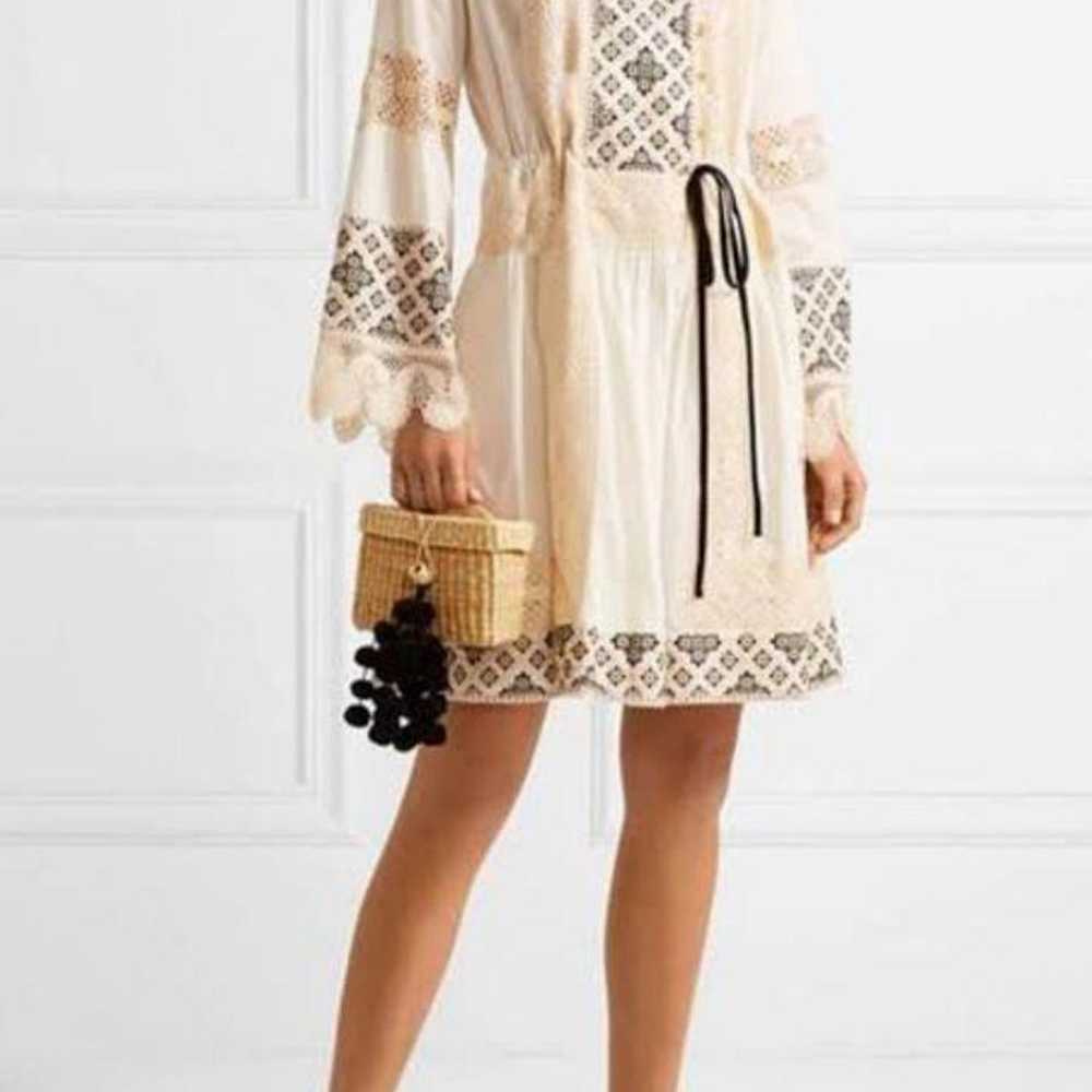 Tory Burch Lace Embroidery Dress Bohemian - image 3