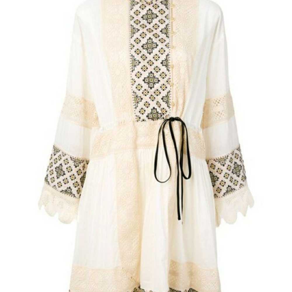 Tory Burch Lace Embroidery Dress Bohemian - image 4