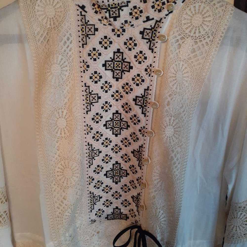 Tory Burch Lace Embroidery Dress Bohemian - image 6