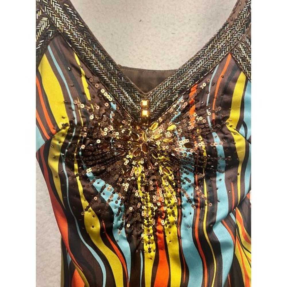 SUE WONG VTG 90's Y2K Mini Silk Sequined Beaded B… - image 9