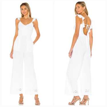 LPA Gaston Jumpsuit in White Small - image 1