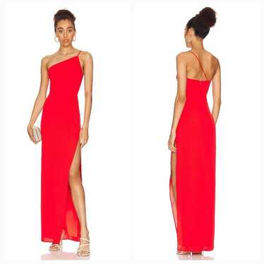 Lovers and Friends Lazo Gown in Hot Red Small