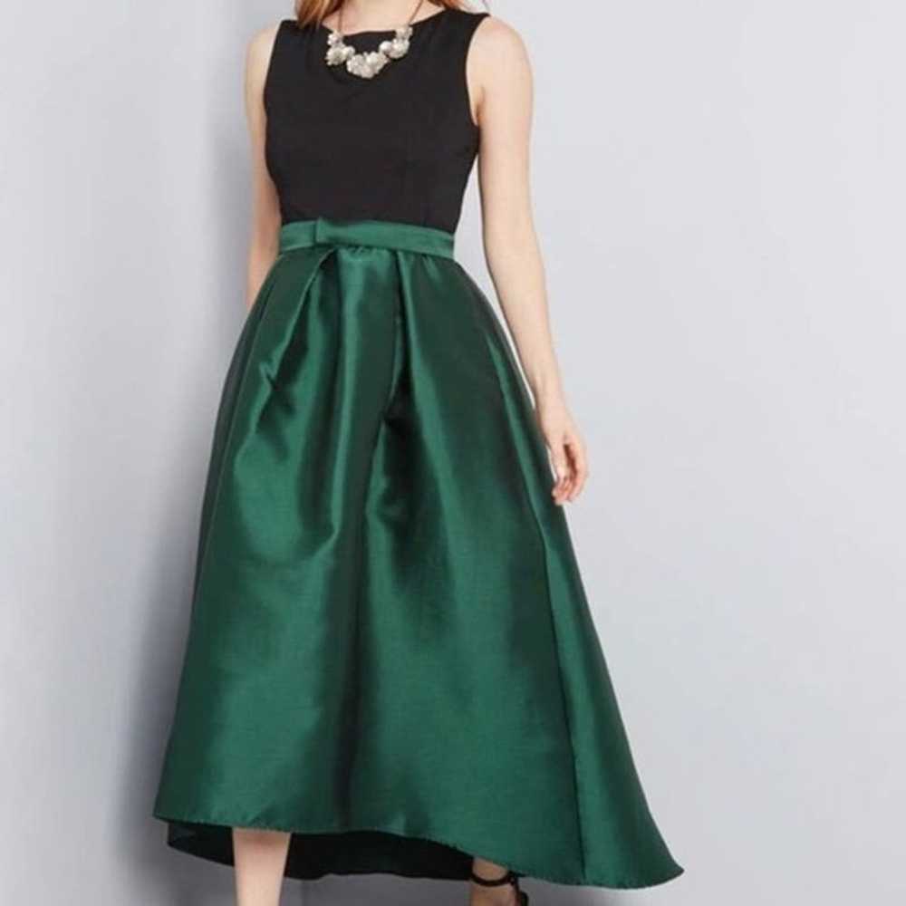 Hutch Black Emerald Green High-Low Formal Cocktai… - image 1