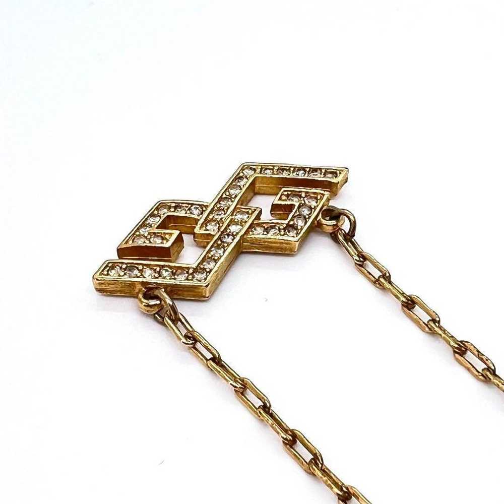 In excellent condition✨ GIVENCHY Necklace GG Logo… - image 10