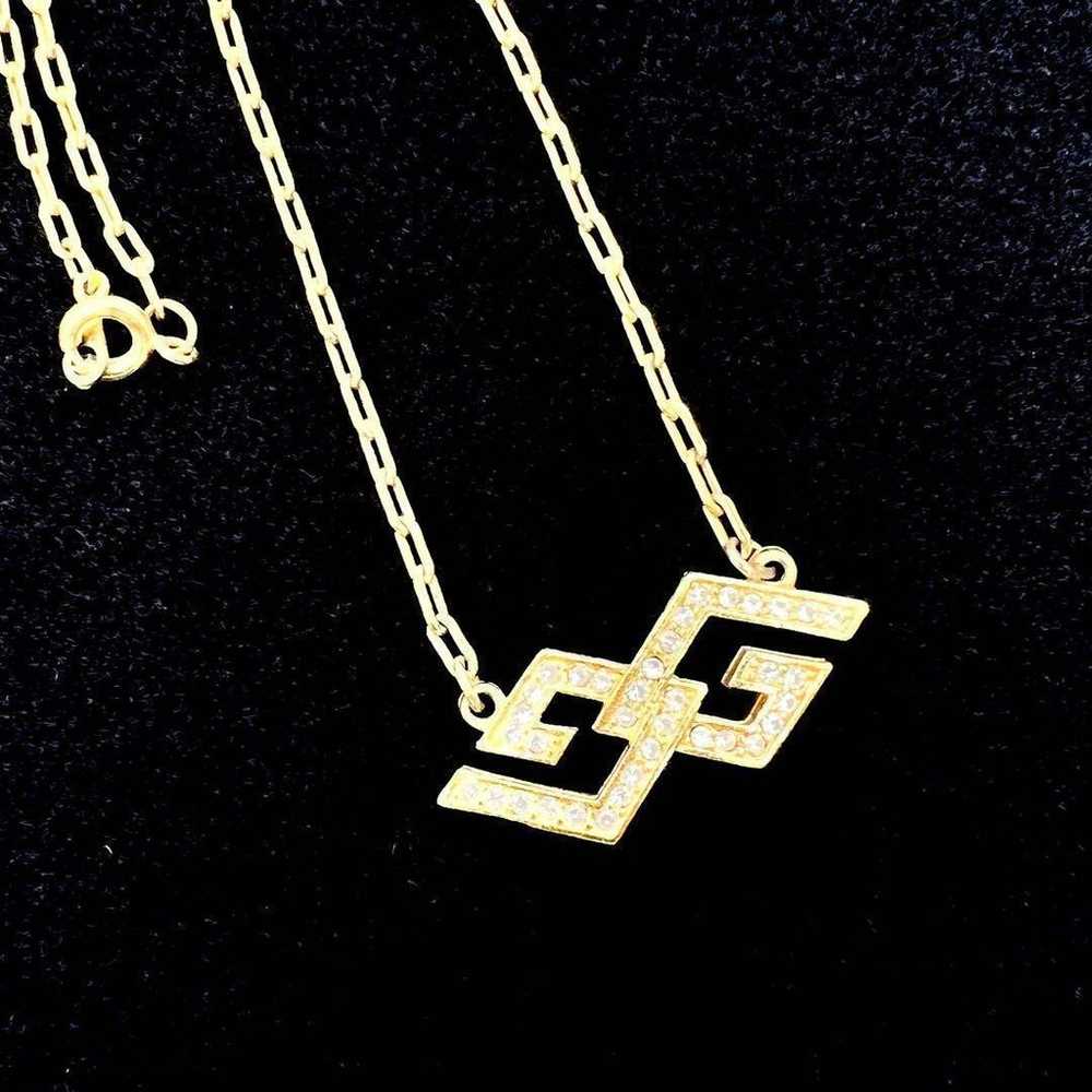 In excellent condition✨ GIVENCHY Necklace GG Logo… - image 2