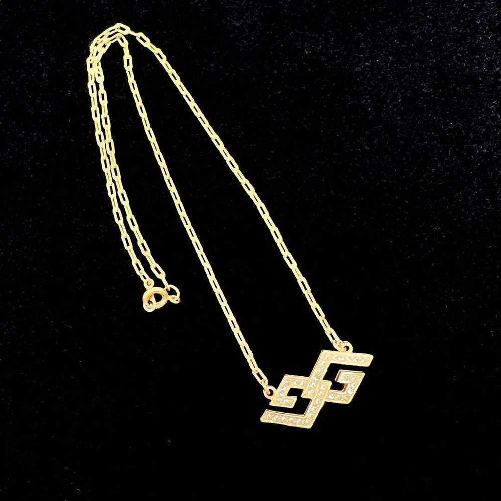 In excellent condition✨ GIVENCHY Necklace GG Logo… - image 3