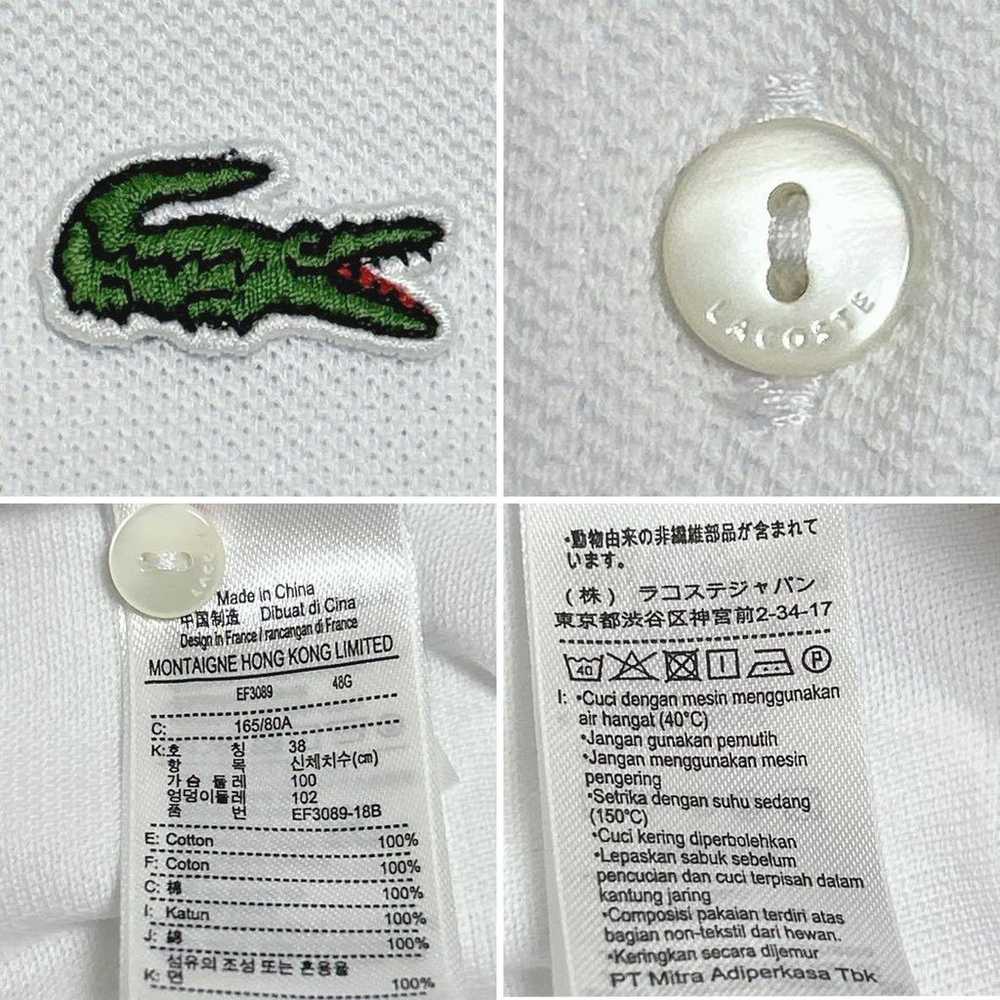 LACOSTE Regular Price 23,000 yen Piqué Polo Shirt… - image 3