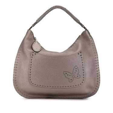 Gray Fendi Selleria Hobo - image 1