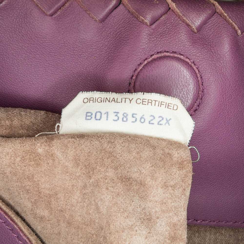 Purple Bottega Veneta Nappa Intrecciato Duo Shoul… - image 9