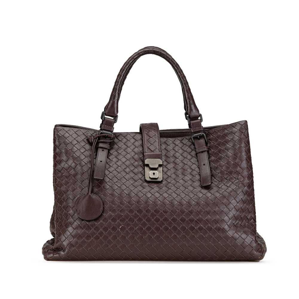 Brown Bottega Veneta Large Nappa Intrecciato Roma… - image 1