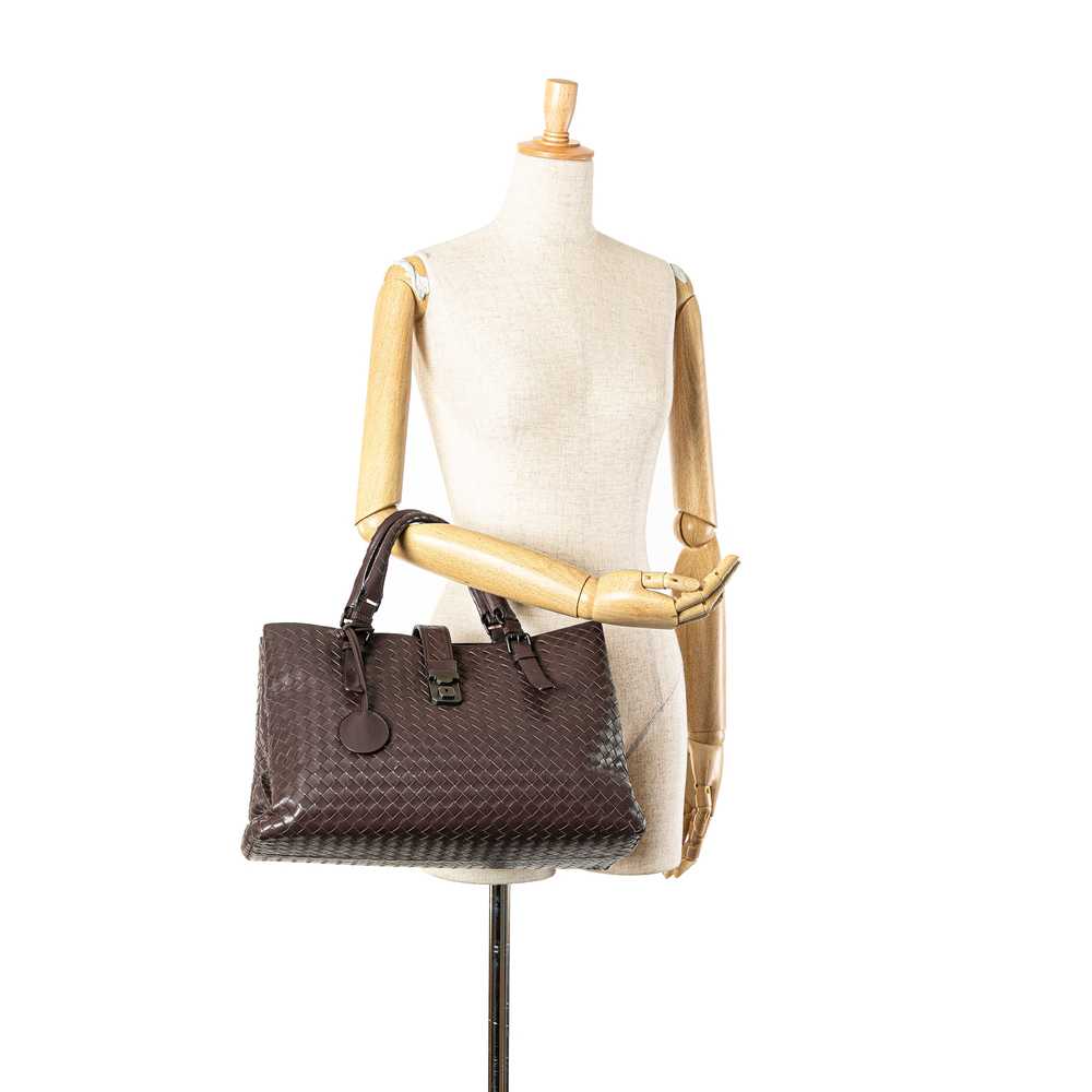 Brown Bottega Veneta Large Nappa Intrecciato Roma… - image 9