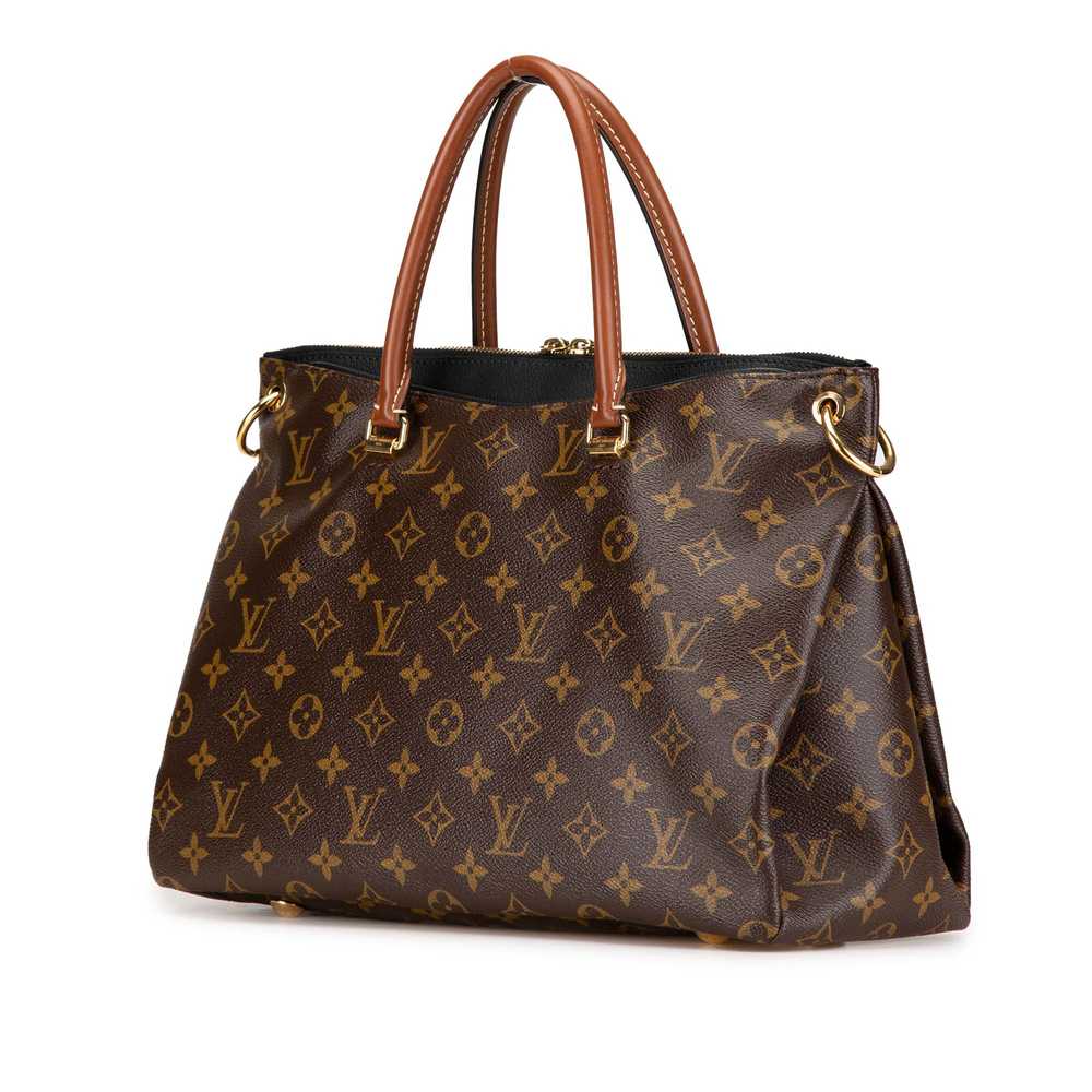 Brown Louis Vuitton Monogram Pallas MM Satchel - image 2