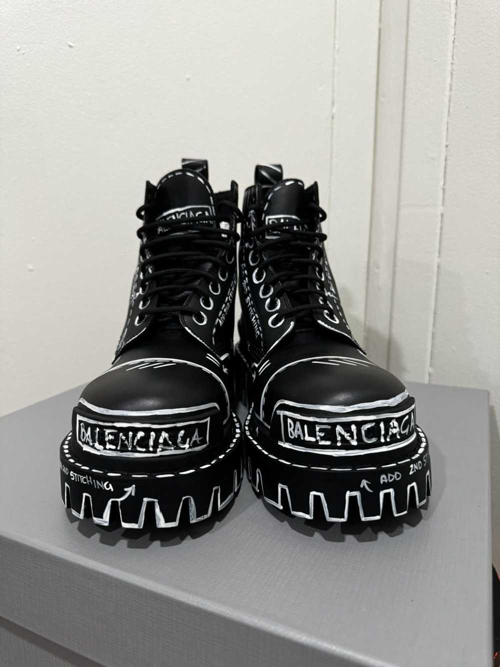 Balenciaga Balenciaga Graffiti Strike Boots - image 3