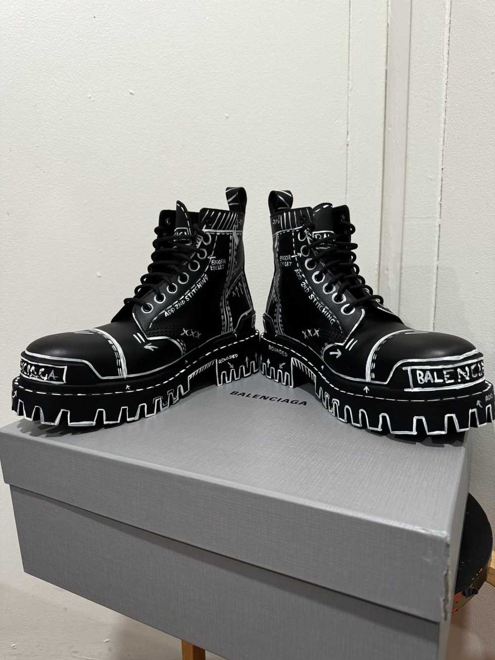 Balenciaga Balenciaga Graffiti Strike Boots - image 4