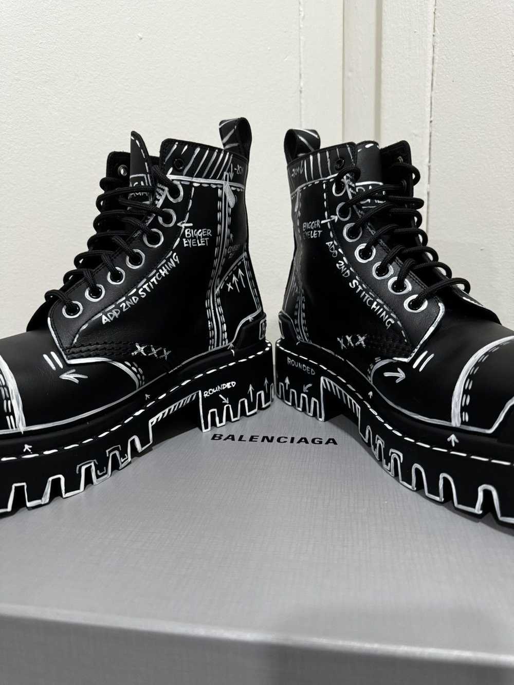 Balenciaga Balenciaga Graffiti Strike Boots - image 5