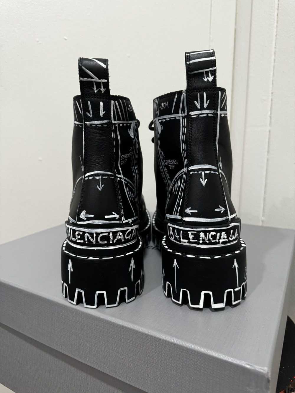 Balenciaga Balenciaga Graffiti Strike Boots - image 6