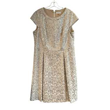 CALVIN KLEIN sequin dress, plus size 14W