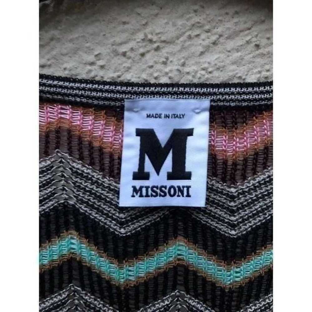 M Missoni Chevron Classic V-Neck Multicolor Dress… - image 3