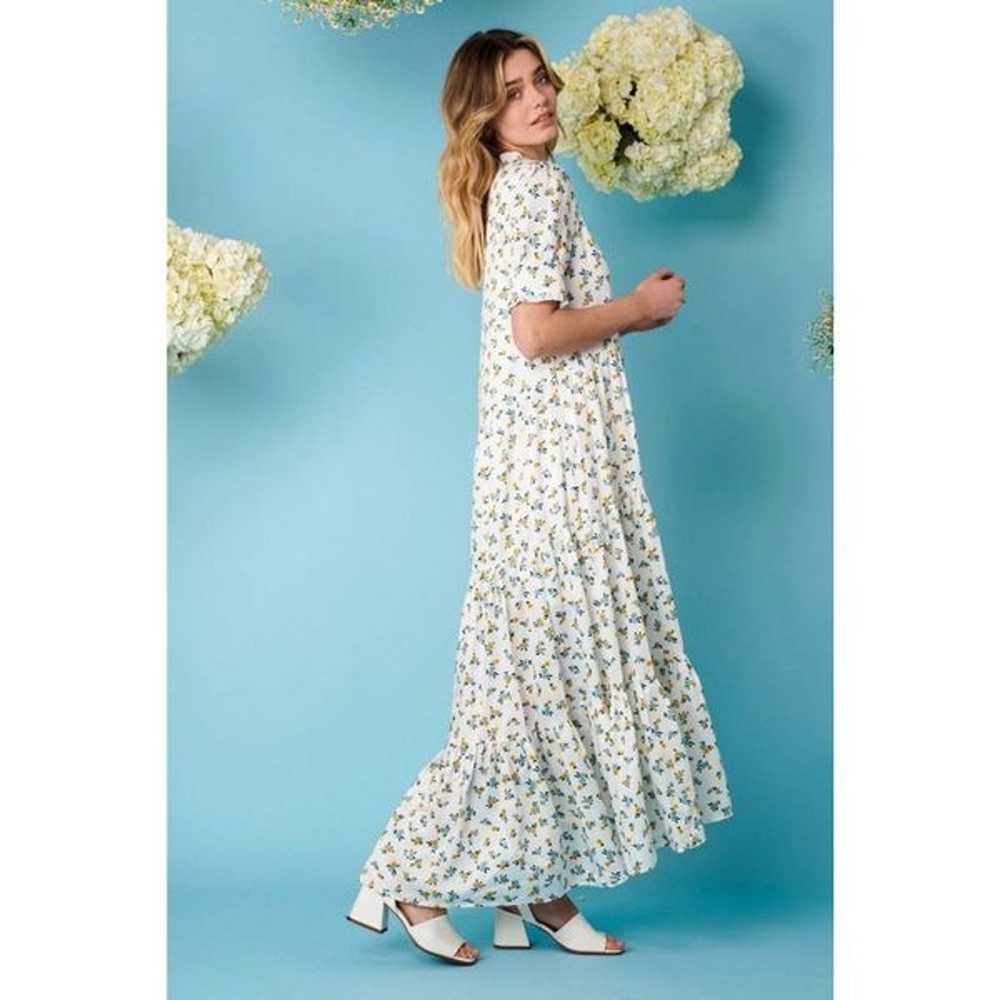 New Sister Jane Wild Flower Tiered Maxi Dress Siz… - image 3