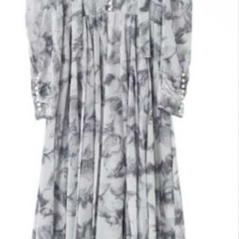 COCO DEAL Fluffy Flower Print Pleated Dress - image 11