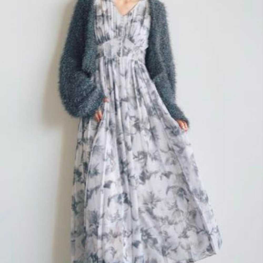 COCO DEAL Fluffy Flower Print Pleated Dress - image 7