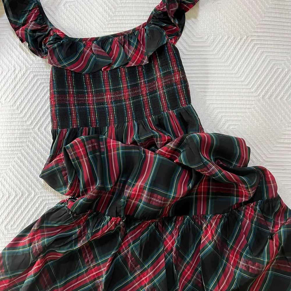 Vineyard Vines Tartan Ruffle Dress M NWOT - image 2