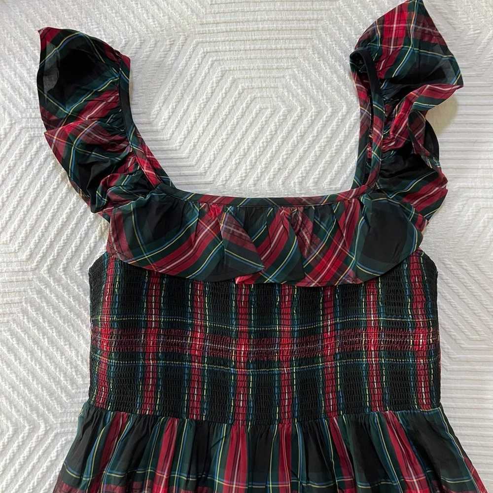 Vineyard Vines Tartan Ruffle Dress M NWOT - image 4