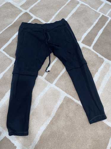 Greg Lauren Sz4 Black Fleece Twill New Sweat