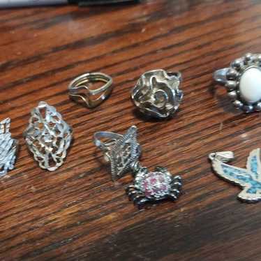 925 sterling silver ring lot