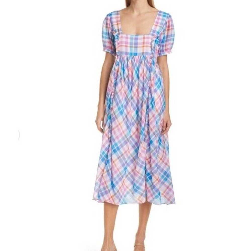 LoveShackFancy M Kimball Malibu Dream Plaid Midi … - image 2