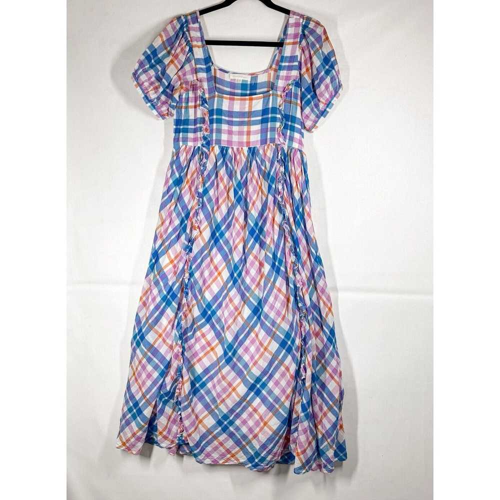 LoveShackFancy M Kimball Malibu Dream Plaid Midi … - image 5