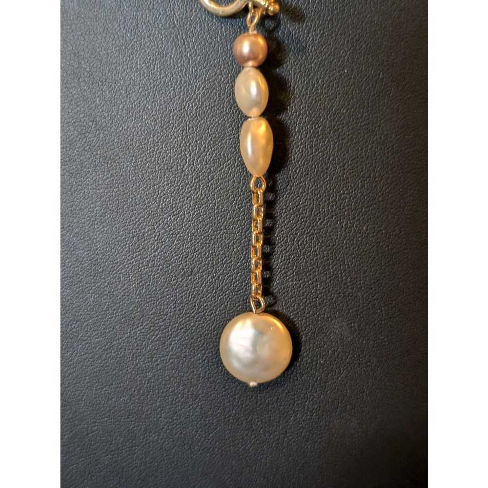 Vintage Anne Klein Double Strand Champagne Penny … - image 2