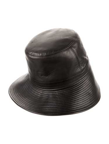 Black Phoebe Philo Leather Bucket Hat. Included B… - image 1