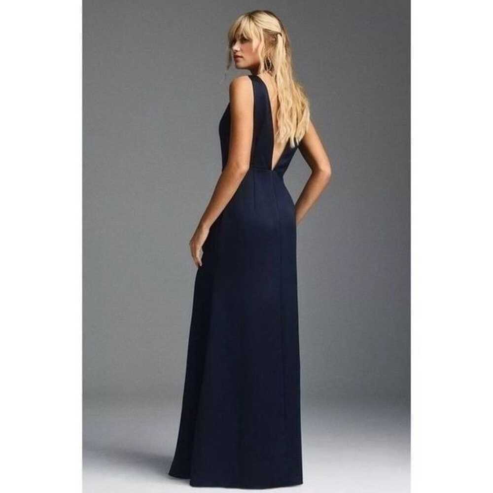 NEW BHLDN Alice High-Neck Satin Maxi Dress in Mid… - image 2