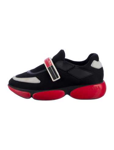 Prada Men's Black Leather Square Toe Dress Shoe w/ Black