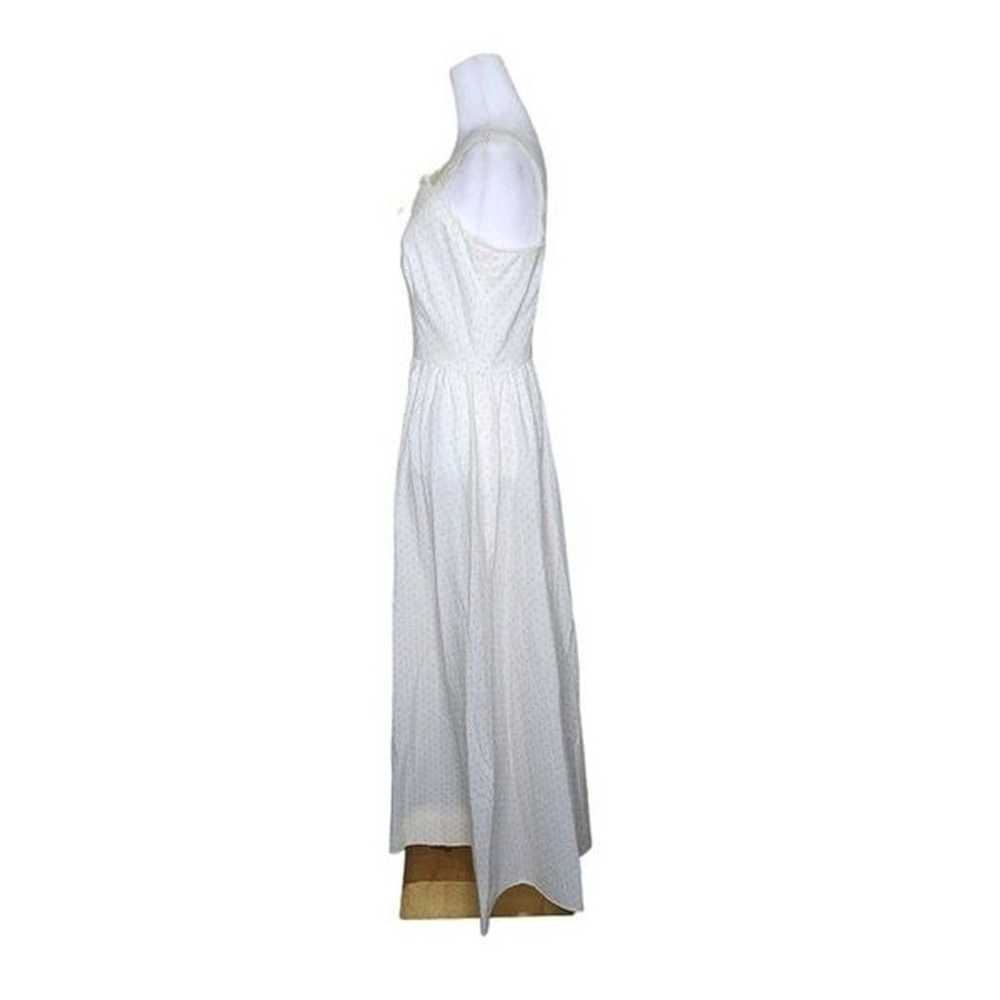 Vintage 70s Strappy Maxi Sweet Summer Dress Women… - image 5