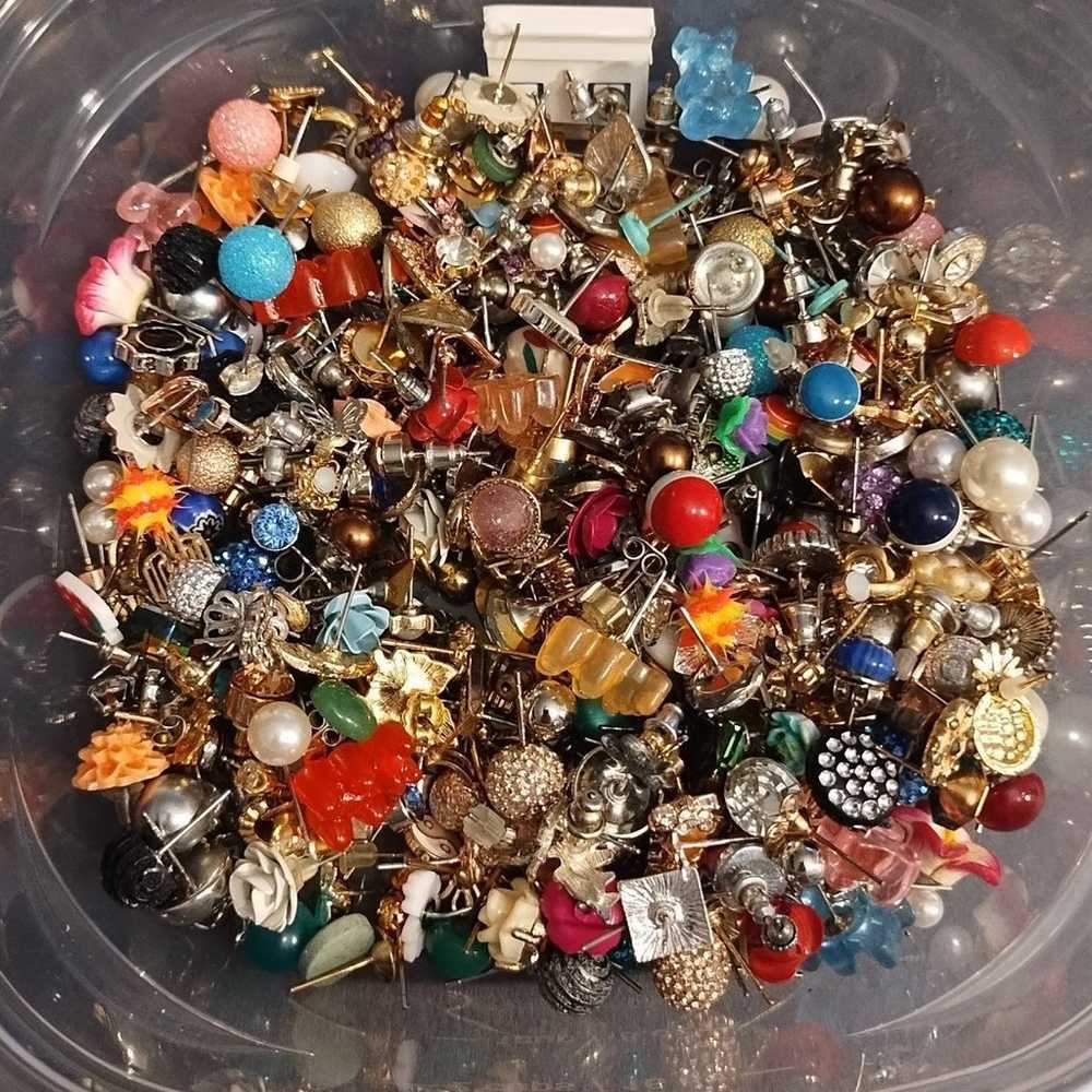 210 stud earrings lot - image 1