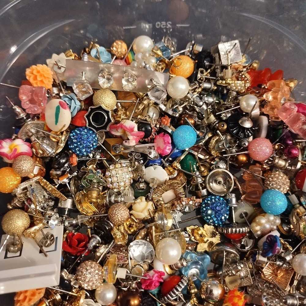 210 stud earrings lot - image 4