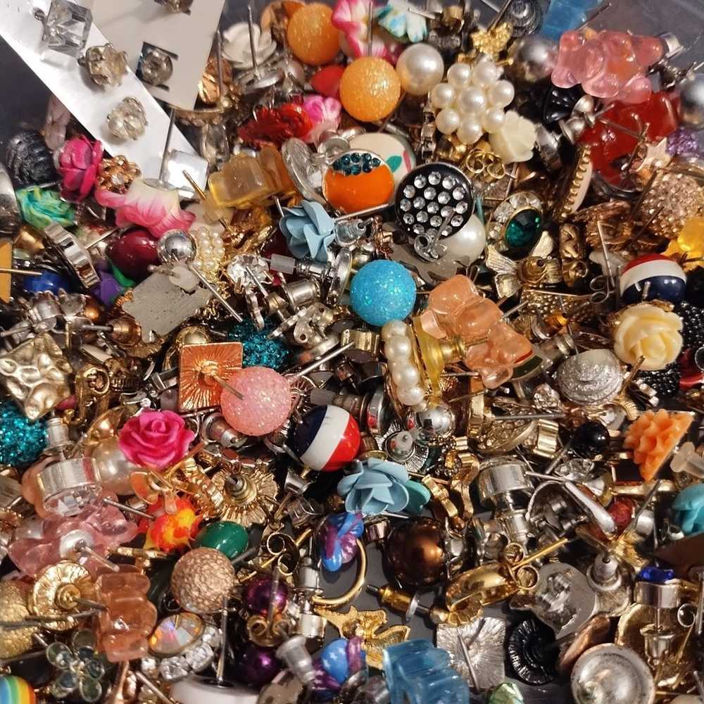 210 stud earrings lot - image 8