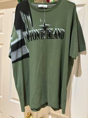 Stone Island Stone Island olive graphic tee 3XL r… - image 1