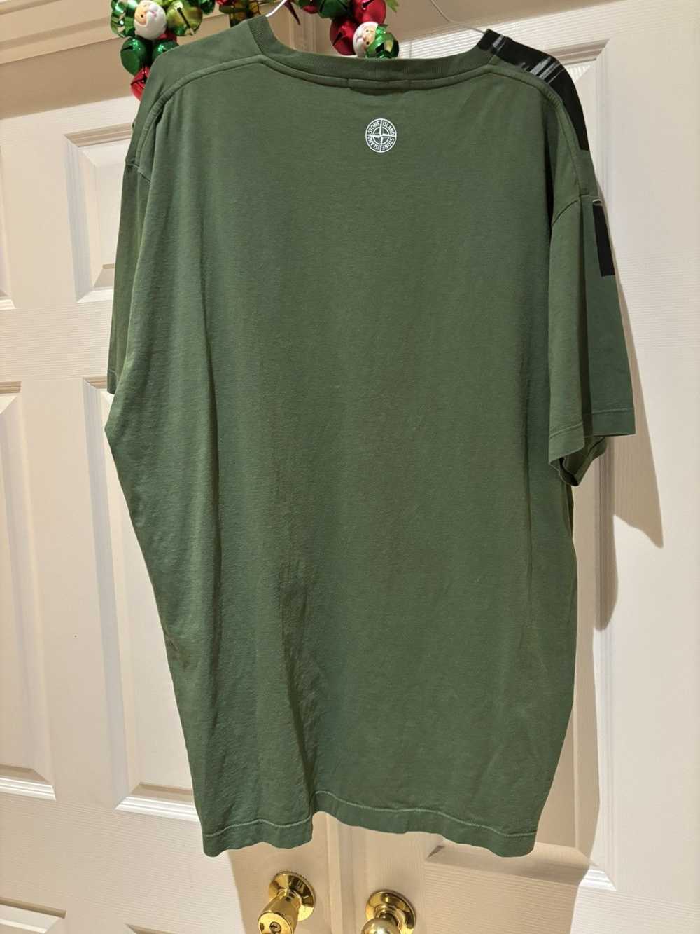 Stone Island Stone Island olive graphic tee 3XL r… - image 4