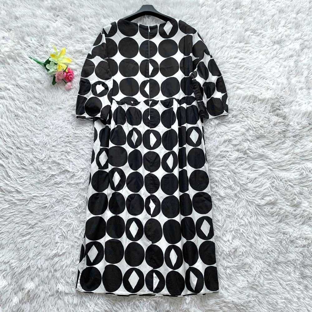 【Excellent Condition】Max Mara Long Dress with Dot… - image 9